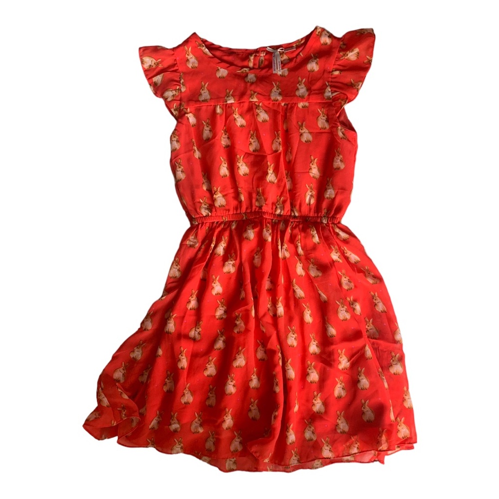 Scooter Brown Size 10/12 Bunny Dress